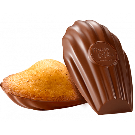 Madeleine Noisette Coque chocolat au lait