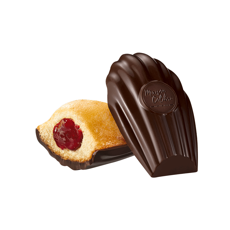 Madeleine Coeur Confiture de Framboise