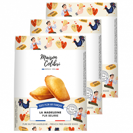 Madeleine Nature Pur Beurre | Maison Colibri Madeleine Nature Pur Beurre | Maison Colibri