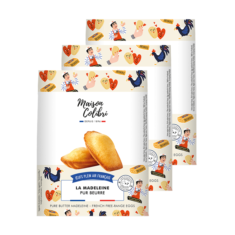 Madeleine Nature Pur Beurre | Maison Colibri
