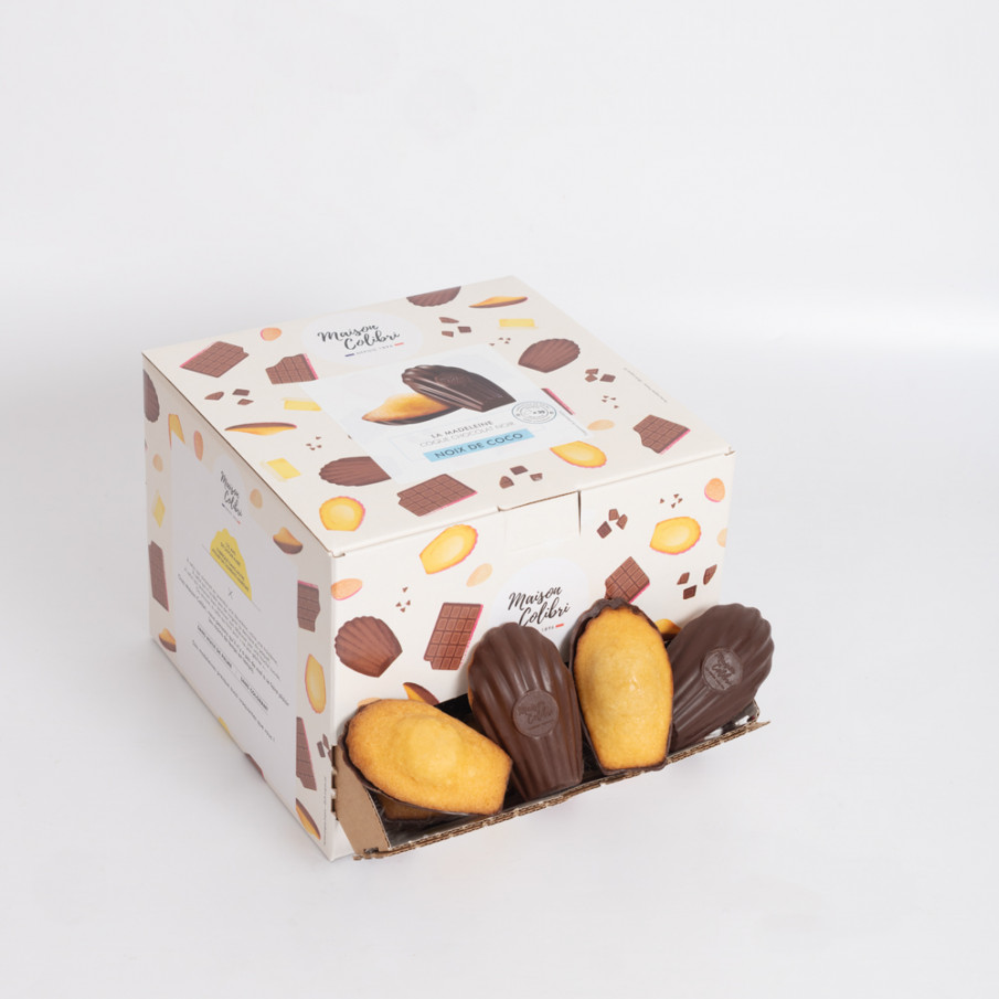 Boite - Madeleine noix de coco