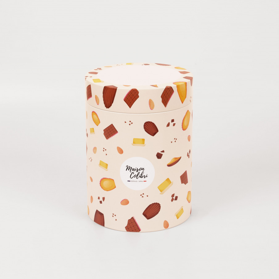 Le coffret personnalisable et gourmand de madeleines avec assortiment Création | Maison Colibri