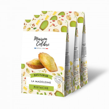 Madeleine nature coque chocolat au lait