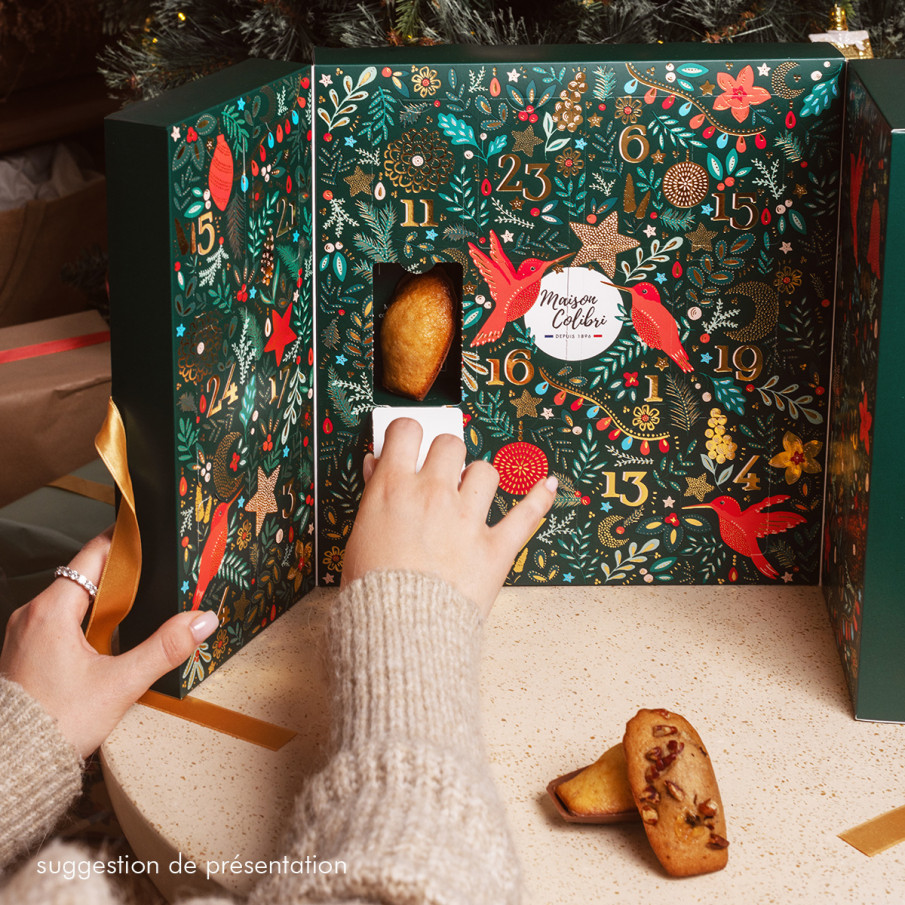 Le Calendrier de l'Avent de Madeleines - Maison Colibri