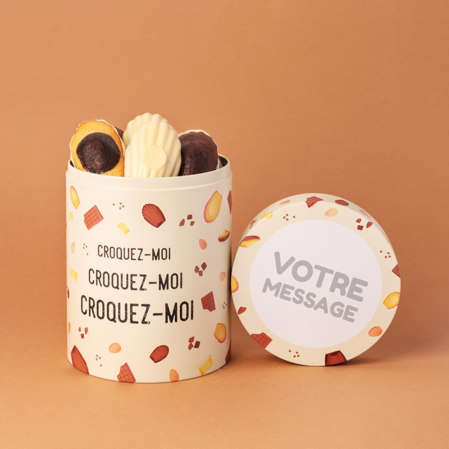 Un coffret 100% chocolat blanc - Madeleines Maison Colibri