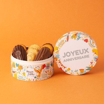 Petit coffret Signature - Assortiment de madeleines avec coques en chocolat Maison Colibri