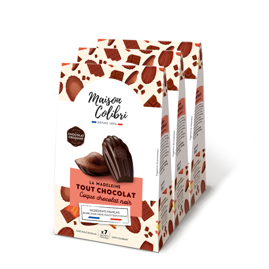 Madeleine Chocolat Coque Chocolat - Maison Colibri