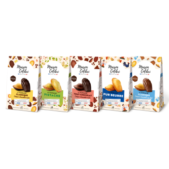 Assortiment découverte de madeleines - lot de 5 sachets Maison Colibri