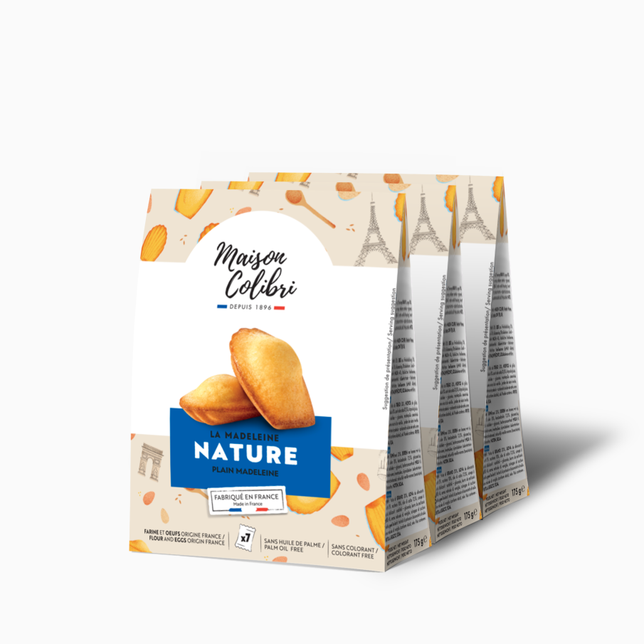 Madeleine Nature Pur Beurre | Maison Colibri