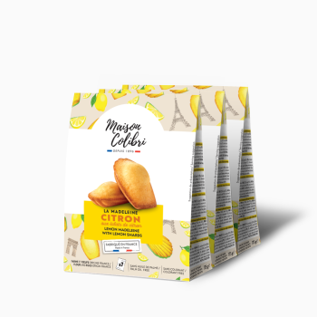 Lot de 3 : madeleines Citron