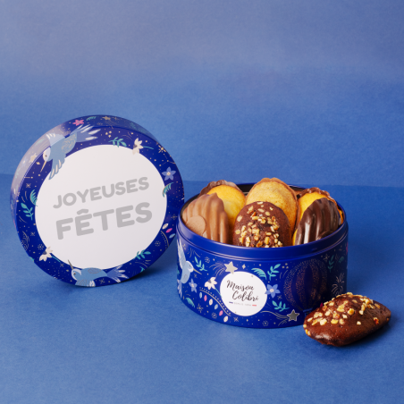 Petit Coffret de Noël à personnaliser - Madeleines par Maison Colibri