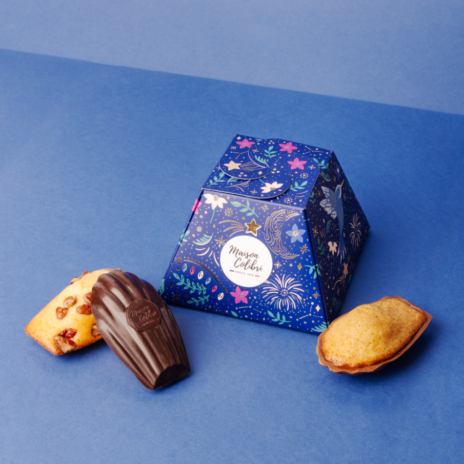 Origami de Noël - Un mini-cadeau surprenant et gourmand rempli de madeleines