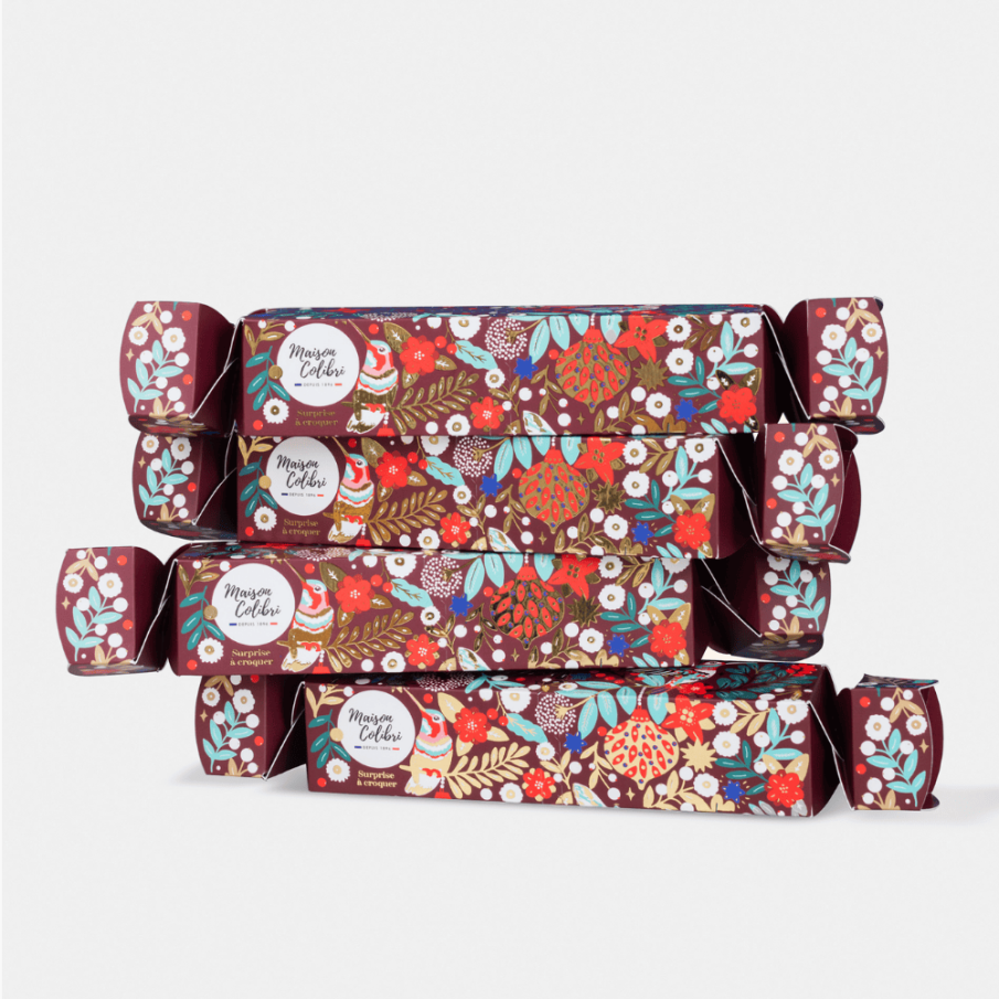 Crackers de Noël - 4 mini-cadeaux surprenants et gourmand rempli de madeleines