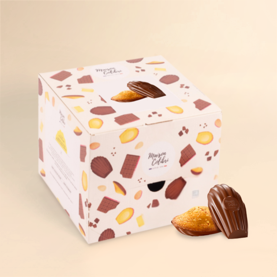 Boite de madeleines noisette XL - Nos archives