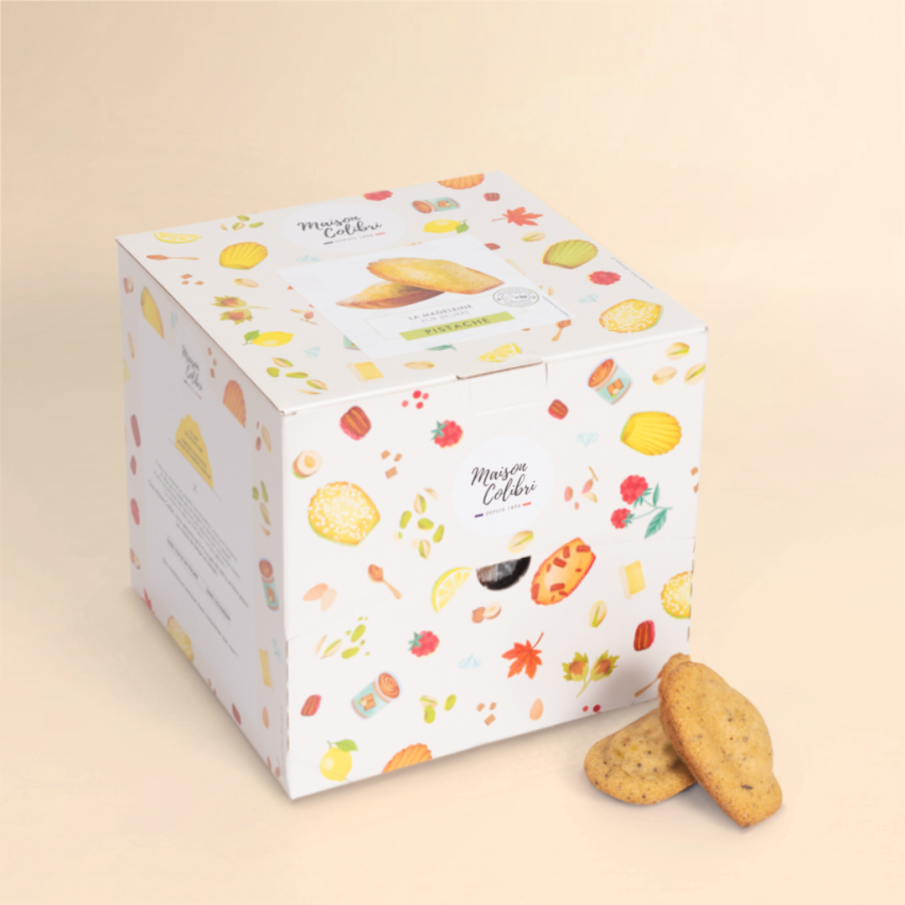 Boite - Madeleine pistache