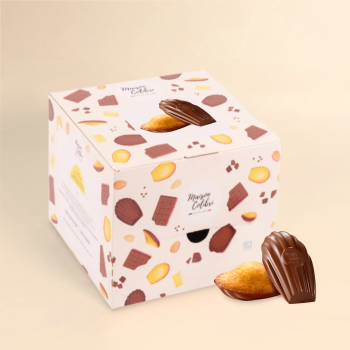 Madeleines trio festif - Acheter madeleine coque chocolat au lait | Maison Colibri