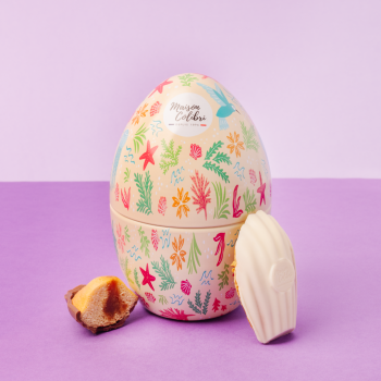 Oeuf Pâques Mer - Un oeuf original rempli de madeleines