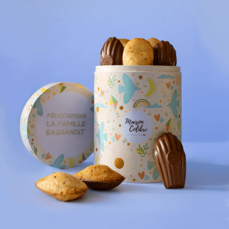 Coffret madeleines Naissance - Maison Colibri