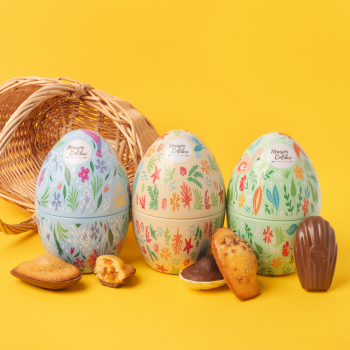 Assortiments d'oeufs de Pâques - Madeleines Coques Chocolat