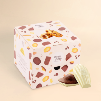 Madeleines duo délice - Acheter madeleine coque chocolat au lait | Maison Colibri