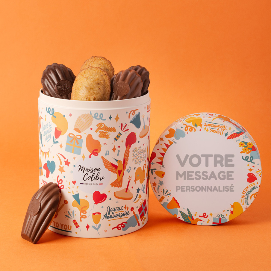Coffret Anniversaire personnalisé gourmand - Maison Colibri