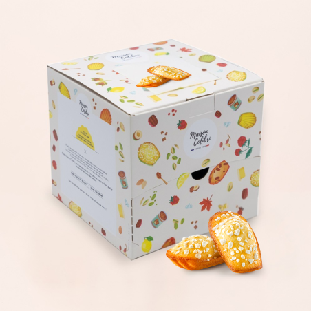 Madeleines  - Acheter des madeleines rhum saveur vanille et éclats de meringue| Maison Colibri