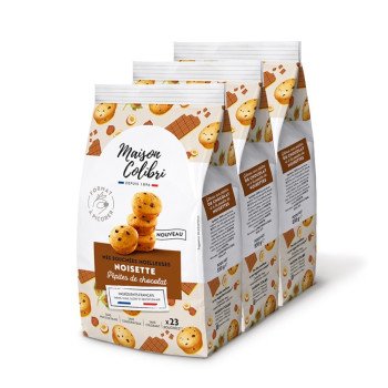 Bouchées Moelleuses Noisette Pépites de chocolat - Maison Colibri