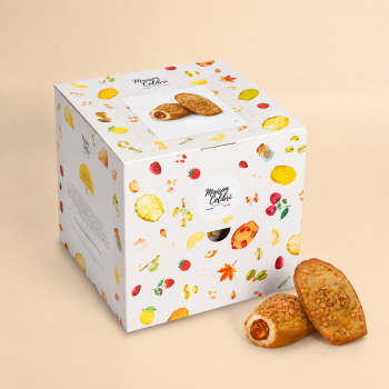 Maison Colibri | Madeleines à la noisette fourrées au caramel et éclats de pralin caramélisés