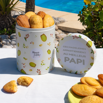 Coffret madeleines Fête des Grands-Pères - Maison Colibri