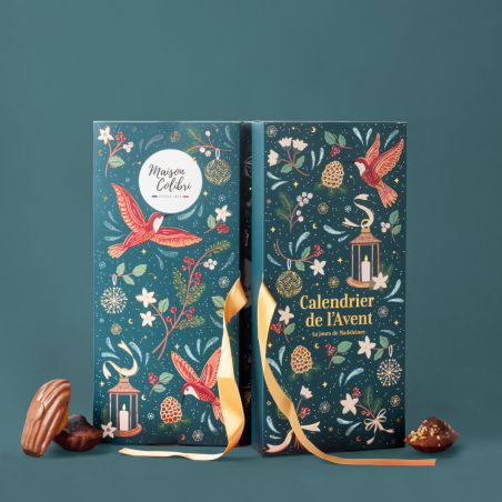 Le calendrier de l'Avent de madeleines - Maison Colibri
