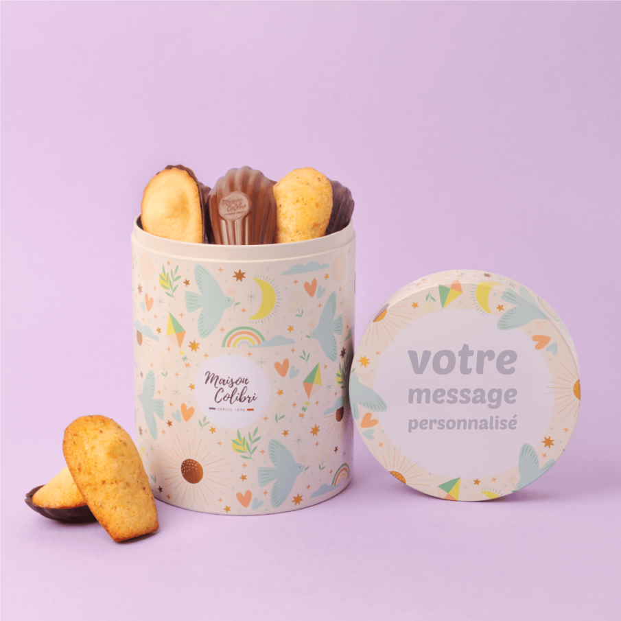 Coffret madeleines Naissance - Maison Colibri