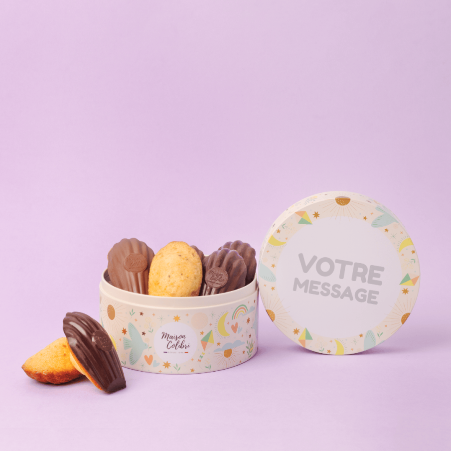 Petit Coffret madeleines Naissance - Maison Colibri