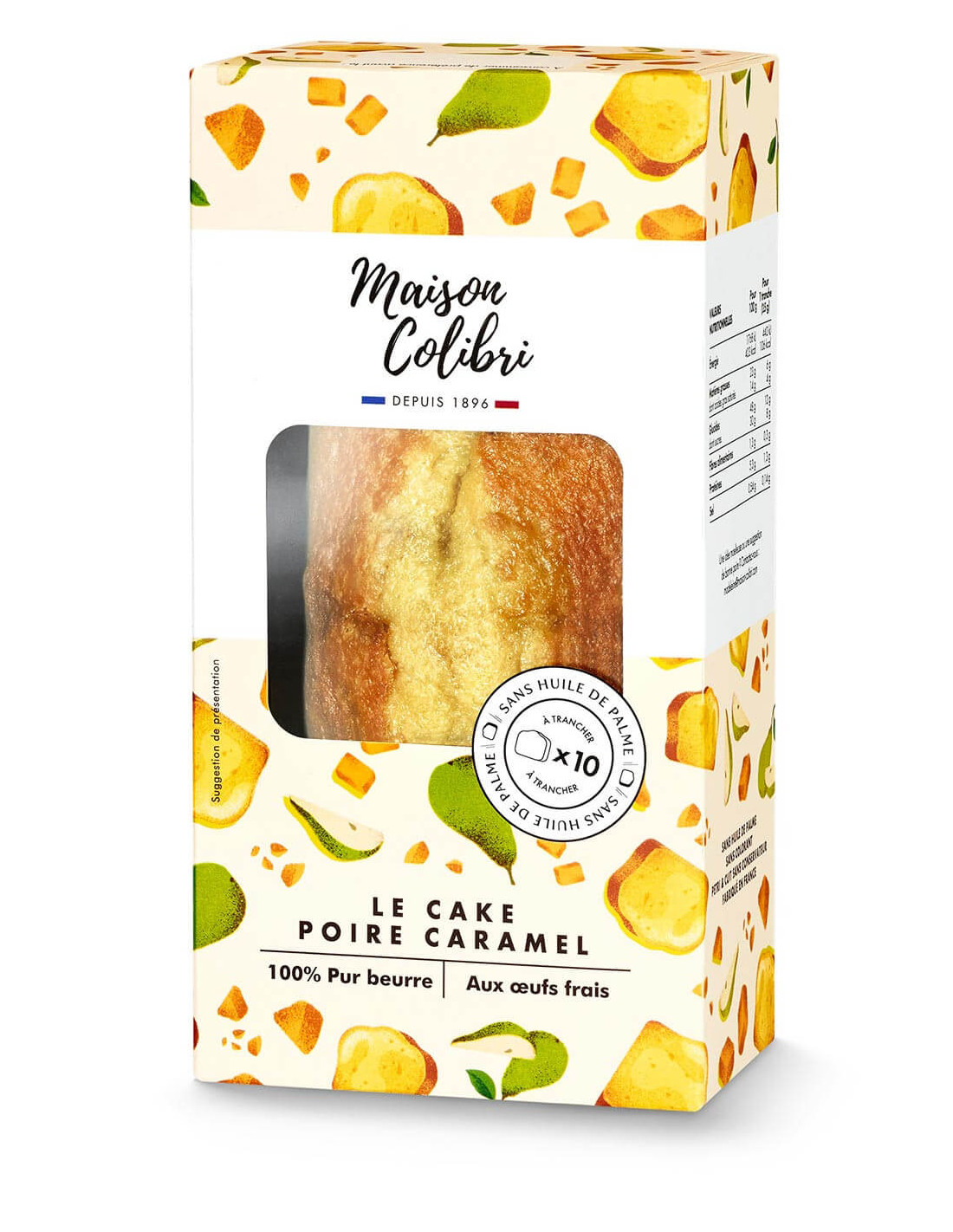 Cake Poire Caramel Acheter Cake Pur Beurre Aux Poires Et Au Caramel Maison Colibri