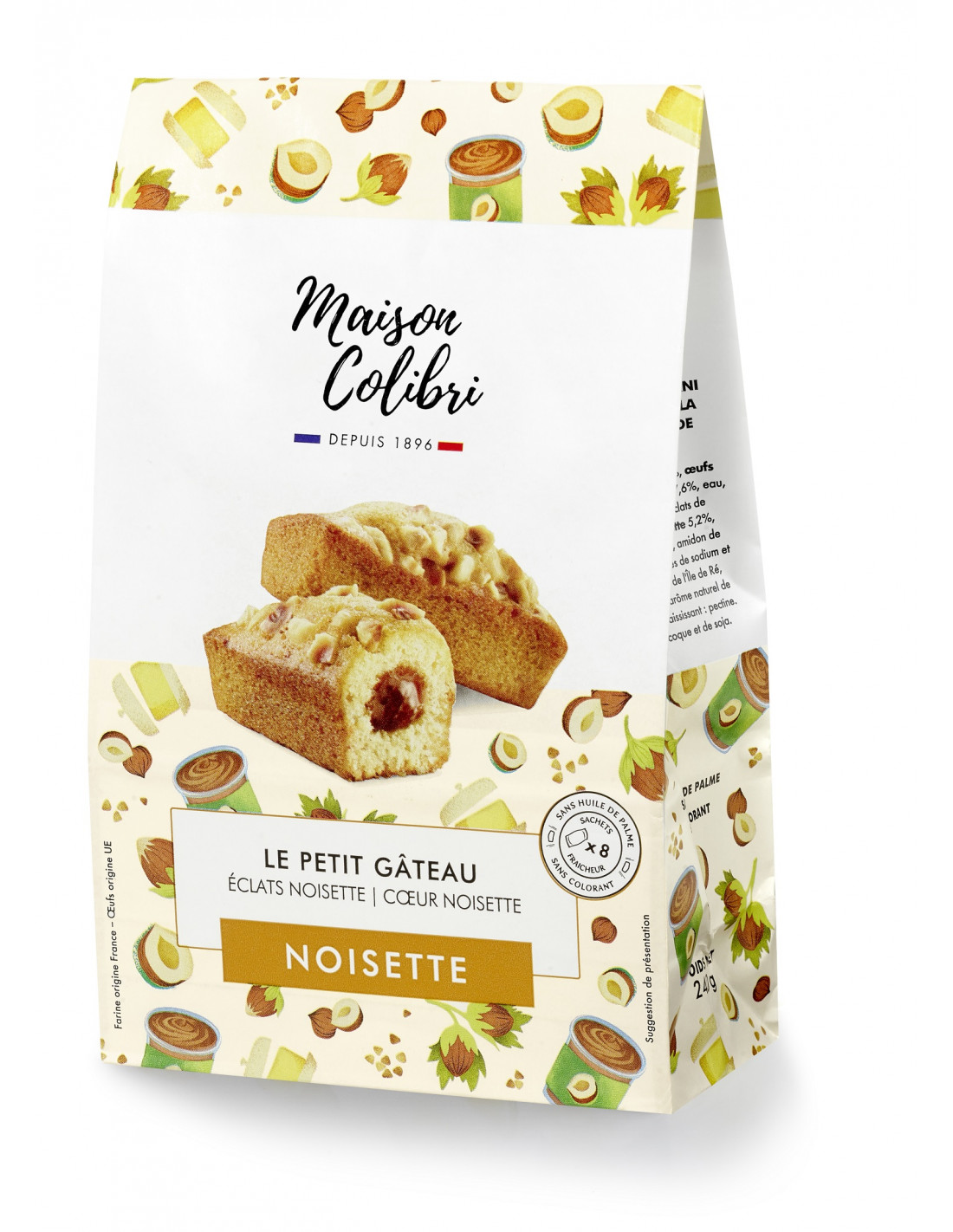 Le Petit Gateau A La Noisette Acheter Gateaux A La Noisette Maison Colibri