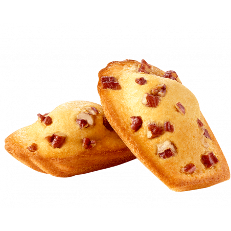 madeleine au sirop d'érable et aux éclats de noix de Pécan madeleine au sirop d'érable et aux éclats de noix de Pécan
